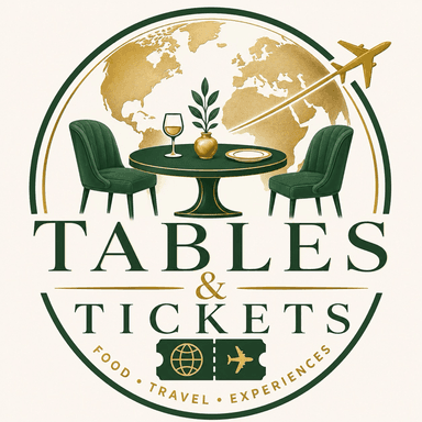 Tables & Tickets — Food · Travel · Experiences