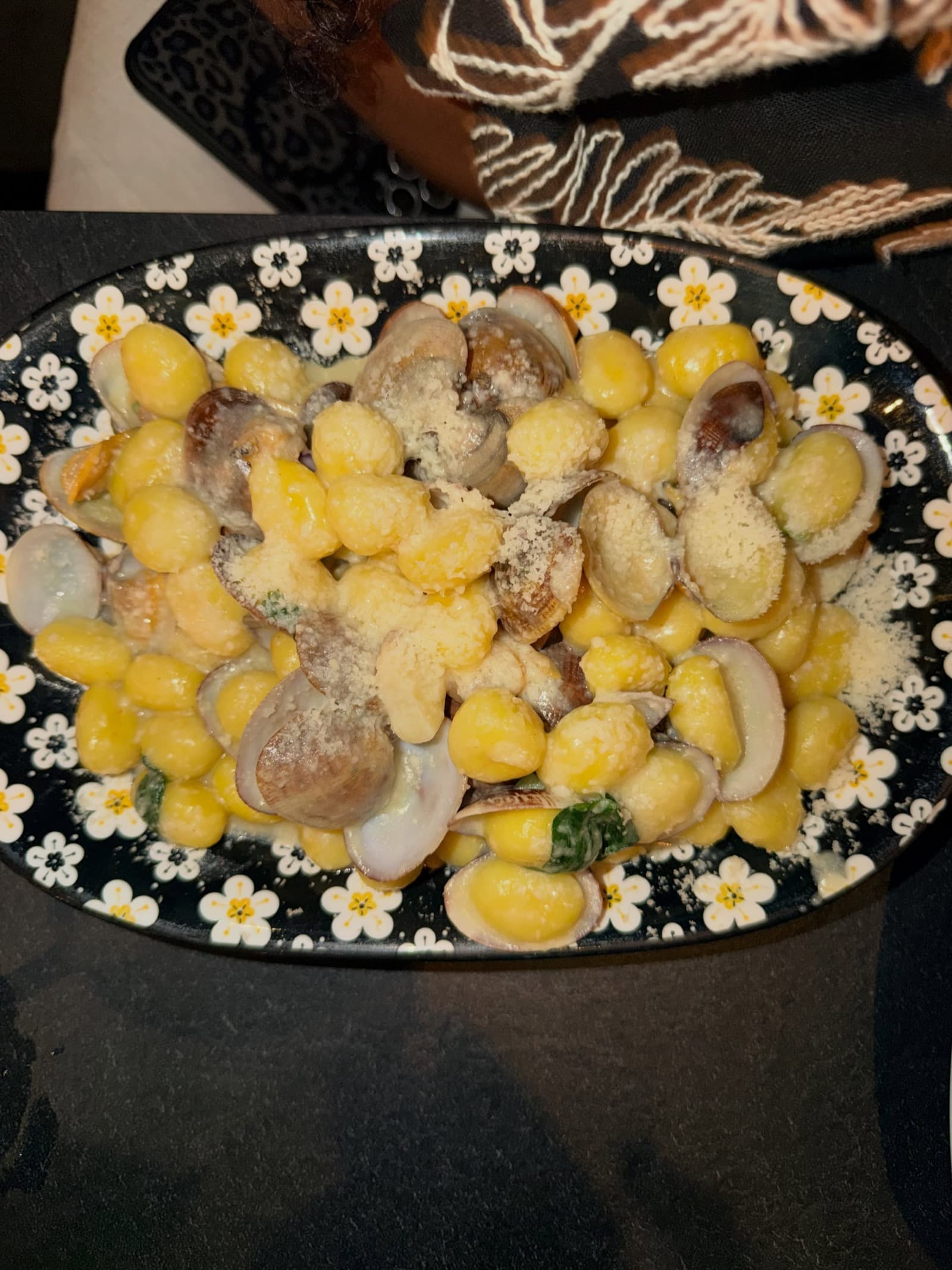 Gnocchi with fresh clams