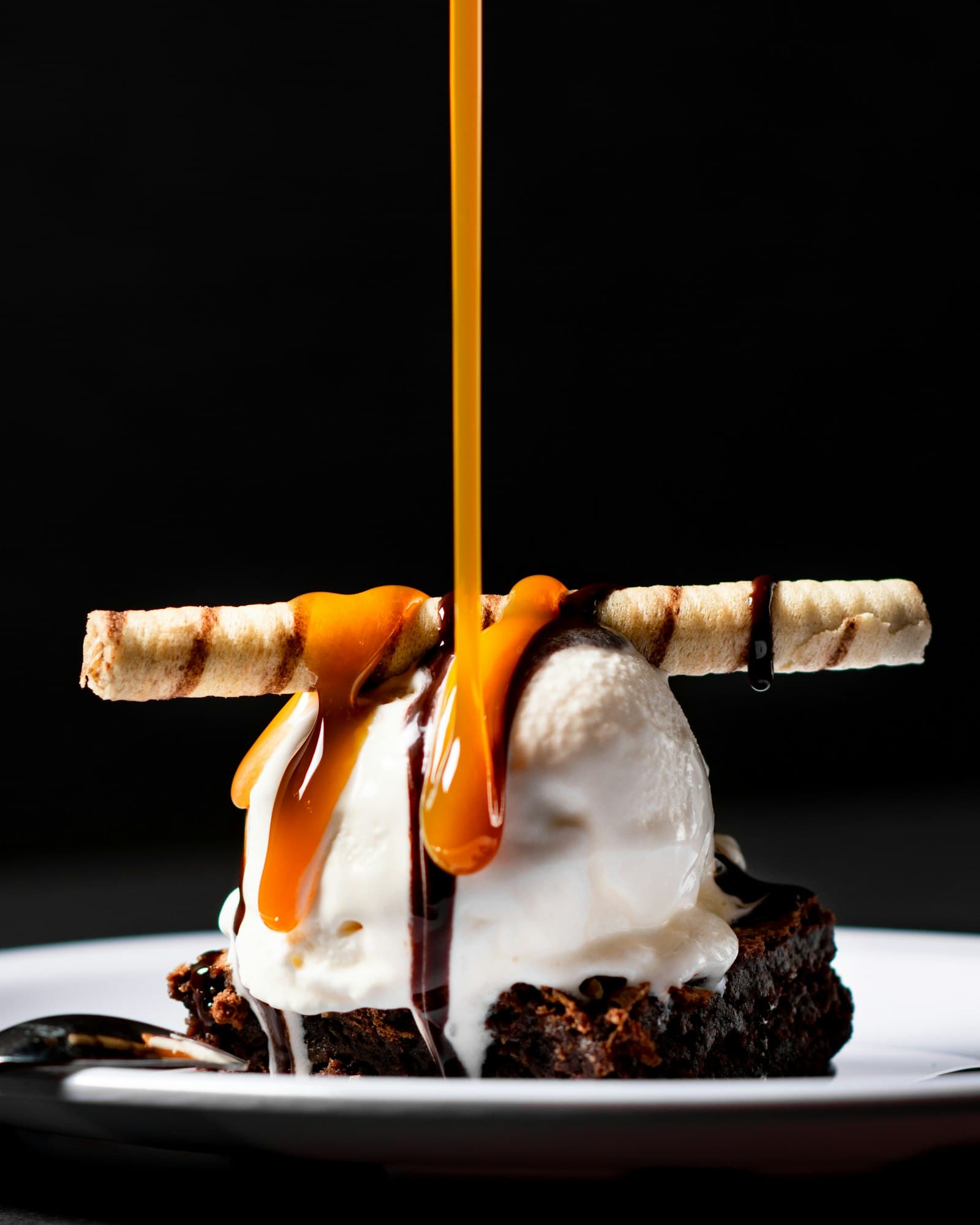 Sorghum semifreddo, one candle, zero singing