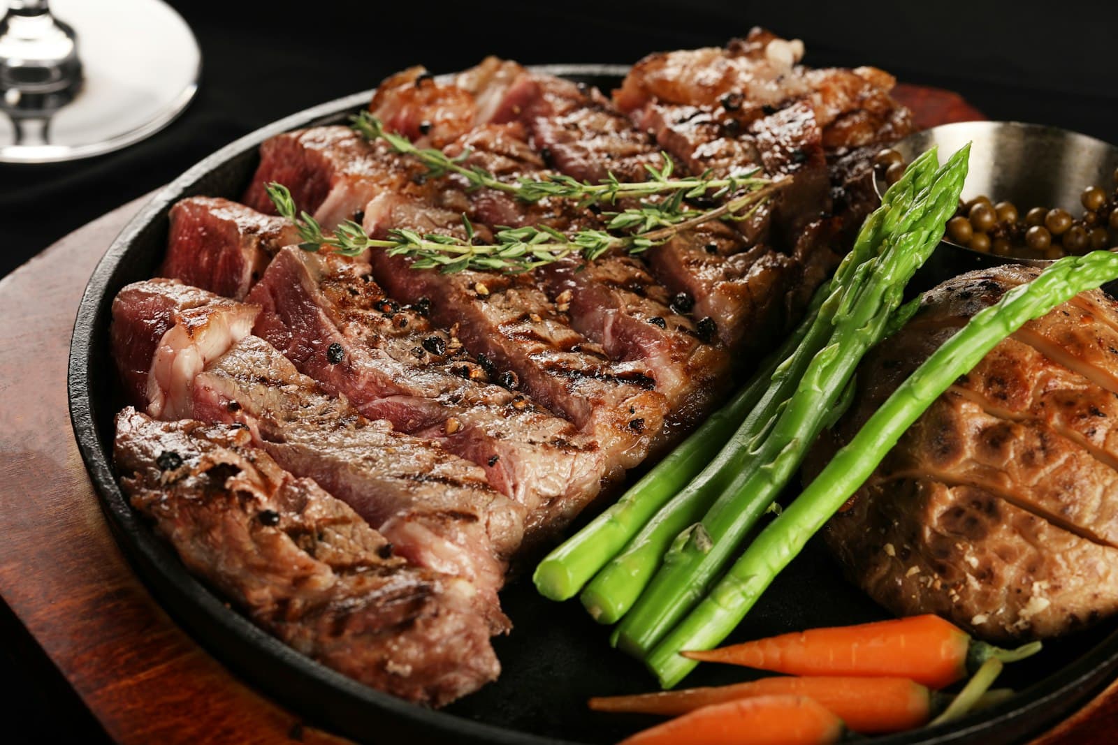 Dry-aged duck off the hearth